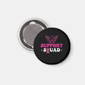 Ondersteuning squad borstkankerbewustzijn magneet (Voorkant / Achterkant)