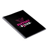 Ondersteuning squad borstkankerbewustzijn notitieboek (Rechterzijde)