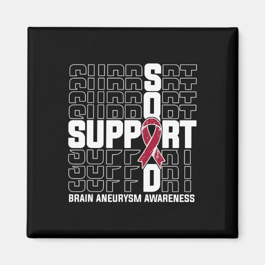 Ondersteuning Squad Brain Aneurysm Awareness 1 Magneet (Voorkant)