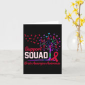 Ondersteuning Squad Brain Aneurysm Awareness Maand Kaart (Gele Bloem)
