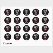 Ondersteuning Squad Brain Aneurysm Awareness Suppo Ronde Sticker (Vel)