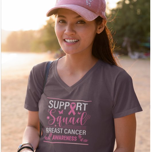 Ondersteuning Squad- Breast Cancer Awareness Desig T-shirt