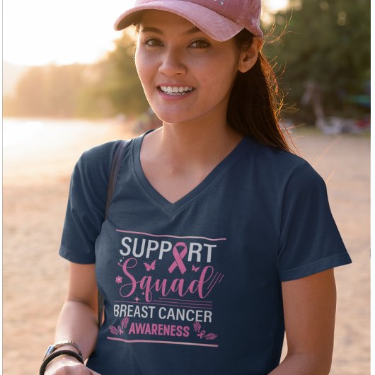 Ondersteuning Squad- Breast Cancer Awareness Desig T-shirt