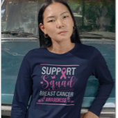 Ondersteuning Squad- Breast Cancer Awareness Desig T-shirt