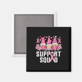 Ondersteuning Squad Family Gnomen Borstkanker Awar Magneet (Voorkant / Achterkant)