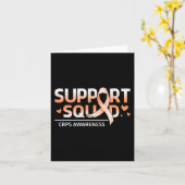 Ondersteuning Squad Family Team RSD CRPS Awareness Kaart (Gele Bloem)
