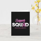 Ondersteuning Squad Fibromyalgia Awareness Warrior Kaart (Gele Bloem)