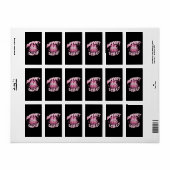 Ondersteuning Squad Gnome Warrior Borstkanker Awar Etiket (Full Sheet)