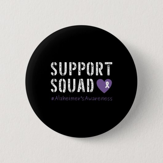 ondersteuning squad Heimer's bewustzijn Ronde Button 5,7 Cm (Voorkant)