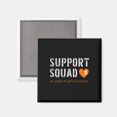 Ondersteuning Squad Leukemia Awareness 1 Magneet (Voorkant / Achterkant)