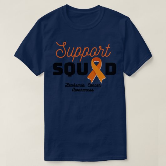 Ondersteuning squad leukemie 3 t-shirt (Design voorkant)