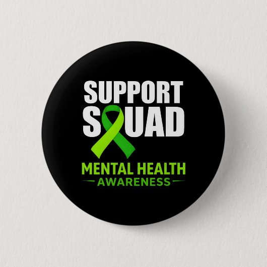 Ondersteuning Squad Maand van de geestelijke gezon Ronde Button 5,7 Cm (Voorkant)