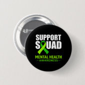 Ondersteuning Squad Maand van de geestelijke gezon Ronde Button 5,7 Cm (Voorkant /achterkant)