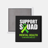 Ondersteuning Squad Maand van de mentale gezondhei Magneet (Voorkant / Achterkant)