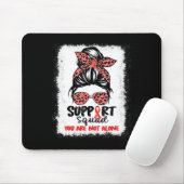 Ondersteuning Squad Messy Bun Red Warrior Bloedkan Muismat (Met muis)
