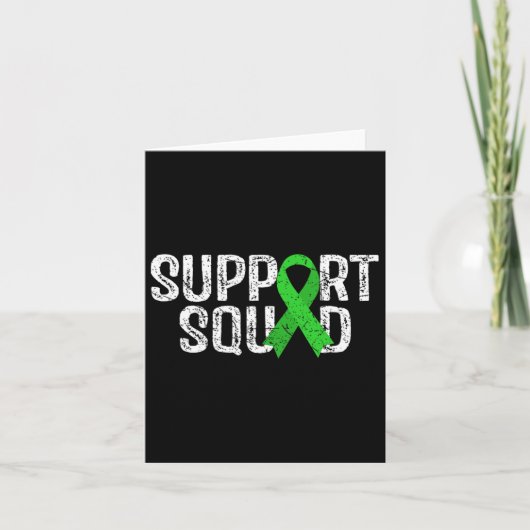 Ondersteuning Squad Nierziekte Bewustzijn Kaart (Voorkant)