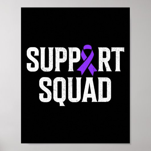 Ondersteuning Squad Ondersteuning Pancreaskanker A Poster (Voorkant)