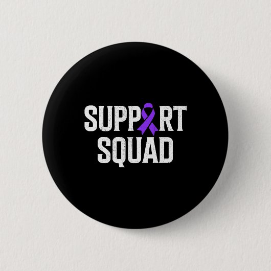 Ondersteuning Squad Ondersteuning Pancreaskanker A Ronde Button 5,7 Cm (Voorkant)