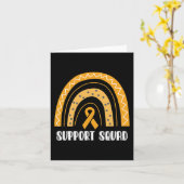 Ondersteuning Squad Oranje Rainbow Ribbon RSD CRPS Kaart (Gele Bloem)