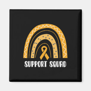 Ondersteuning Squad Oranje Rainbow Ribbon RSD CRPS Magneet