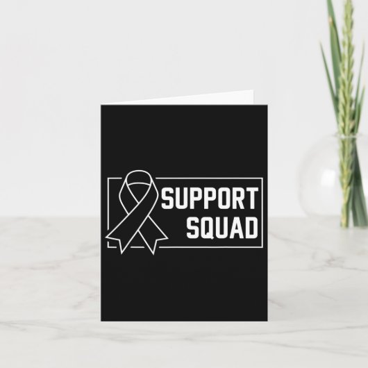 Ondersteuning Squad Oranje Warrior CRPS Awareness Kaart (Voorkant)