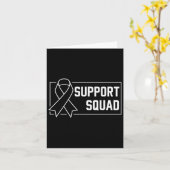 Ondersteuning Squad Oranje Warrior CRPS Awareness Kaart (Gele Bloem)