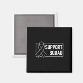 Ondersteuning Squad Oranje Warrior CRPS Awareness  Magneet (Voorkant / Achterkant)