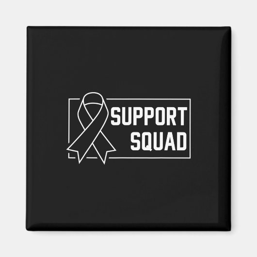 Ondersteuning Squad Oranje Warrior CRPS Awareness  Magneet (Voorkant)