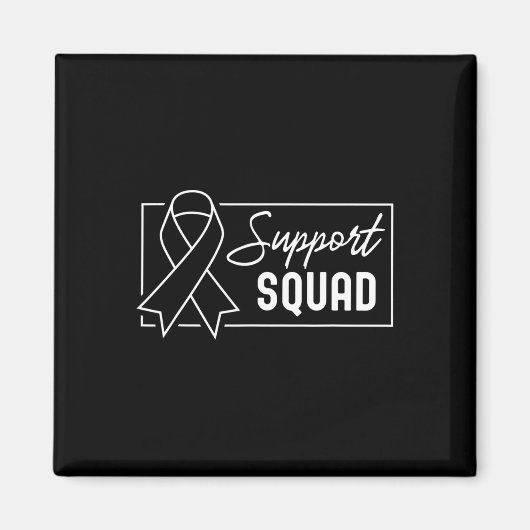 Ondersteuning Squad Oranje Warrior CRPS Awareness  Magneet (Voorkant)