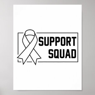 Ondersteuning Squad Oranje Warrior CRPS Awareness Poster