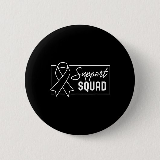 Ondersteuning Squad Oranje Warrior CRPS Awareness  Ronde Button 5,7 Cm (Voorkant)