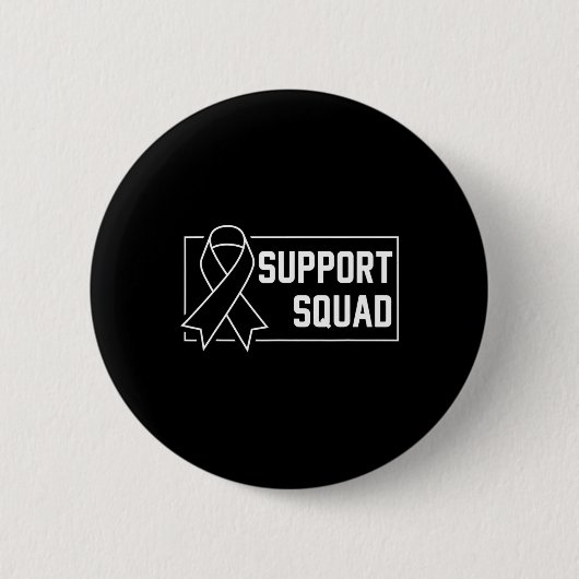 Ondersteuning Squad Oranje Warrior CRPS Awareness  Ronde Button 5,7 Cm (Voorkant)