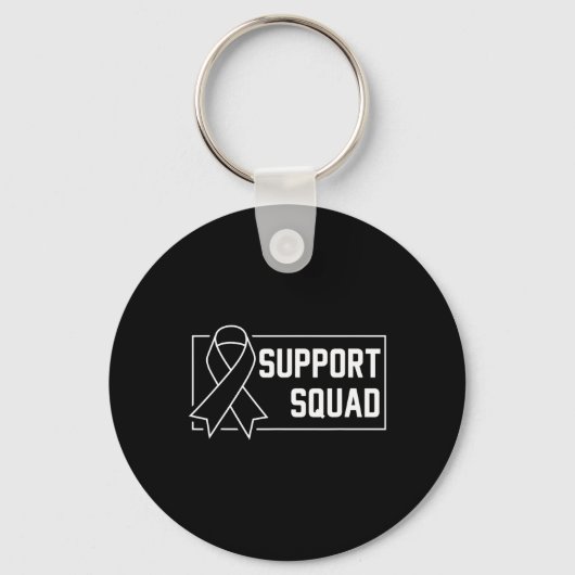 Ondersteuning Squad Oranje Warrior CRPS Awareness  Sleutelhanger (Voorkant)