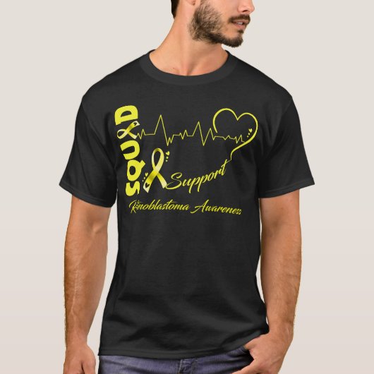 Ondersteuning Squad RETINOBLASTOOM BEWUSTZIJN T-shirt (Voorkant)