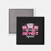 Ondersteuning Squad Roze Leopard School Bus Driver Magneet (Voorkant / Achterkant)