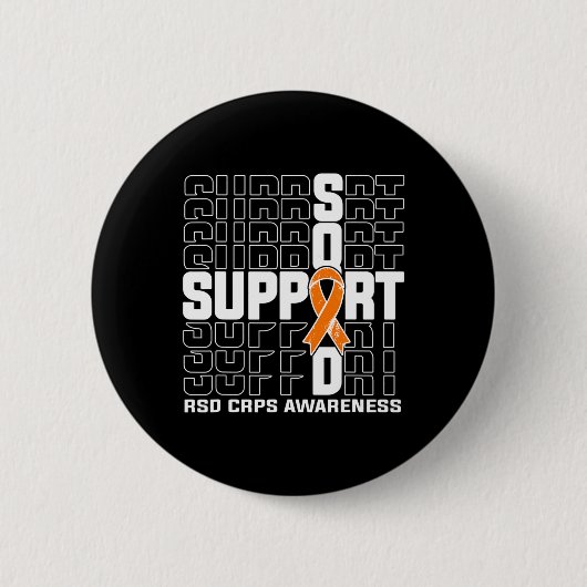 Ondersteuning Squad RSD CRPS Awareness 2 Ronde Button 5,7 Cm (Voorkant)