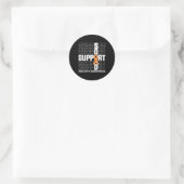 Ondersteuning Squad RSD CRPS Awareness 2 Ronde Sticker (Tas)