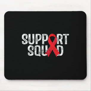Ondersteuning Squad T-shirt Blood Cancer Awareness Muismat