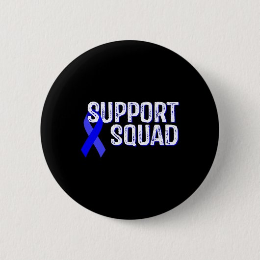 Ondersteuning Squad Warrior Alopecia Areata Awaren Ronde Button 5,7 Cm (Voorkant)