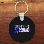 Ondersteuning Squad Warrior Alopecia Areata Awaren Sleutelhanger (Achterkant)