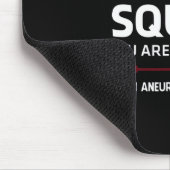 Ondersteuning Squad Warrior Brain Aneurysm Awarene Muismat (Hoek)