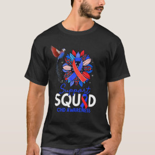 Ondersteuning Squad Zonnebloem Kolibrie CHD Awaren T-shirt