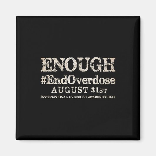 Ondersteuning Stop Overdosering Internationale Ove Magneet (Voorkant)