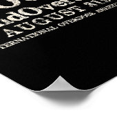 Ondersteuning Stop Overdosering Internationale Ove Poster (Hoek)