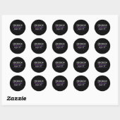 Ondersteuning Stop Overdosering Internationale Ove Ronde Sticker (Vel)