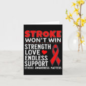 Ondersteuning Stroke Awareness Gifts Brain Attack Kaart (Gele Bloem)