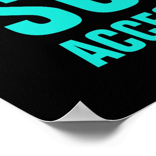 Ondersteuning toegang tot onderwijshervorming 20x2 poster (Hoek)