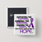 Ondersteuning van admBedrading 3.2 Pancreaskanker Vierkante Button 5,1 Cm (Voorkant /achterkant)