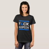 Ondersteuning van alopecia-bewustwording t-shirt (Voorkant volledig)