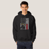 Ondersteuning van Autisme Autisme Beer van Amerika Hoodie (Voorkant volledig)